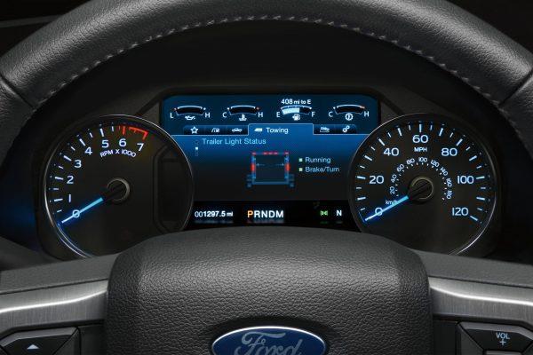 The gauge cluster. (Courtesy of Ford)