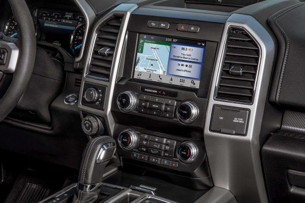 The center console of the F-150. (Courtesy of Ford)