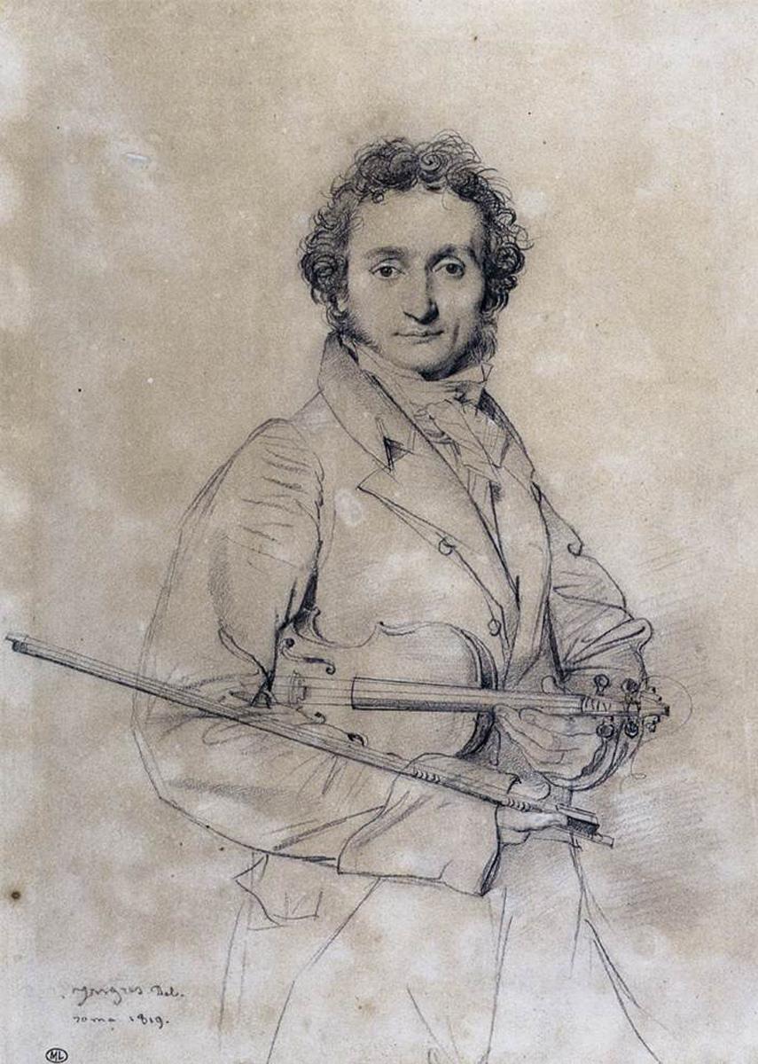 Some child prodigies develop unhealthy coping mechanisms to deal with the pressures they suffer. A portrait of Niccolò Paganini, 1819, by Jean-Auguste-Dominique Ingres. (Public Domain)
