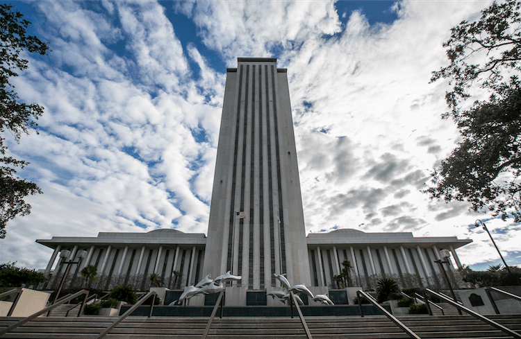 The Florida State Capitol building in Tallahassee, Fla., on Nov. 10, 2018. (Mark Wallheiser/Getty Images)