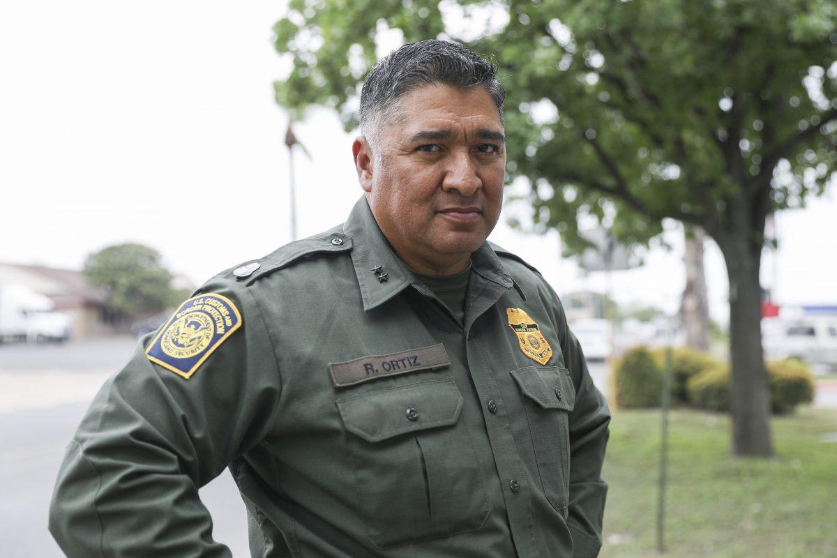 Del Rio Border Patrol Chief Raul Ortiz attends a border security event in Del Rio, Texas, on April 17, 2019. (Charlotte Cuthbertson/The Epoch Times)
