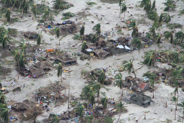 The aftermath of Cyclone Kenneth in Macomia District, Cabo Delgado province, Mozambique, on April 27, 2019. (OCHA/Saviano Abreu/via Reuters)
