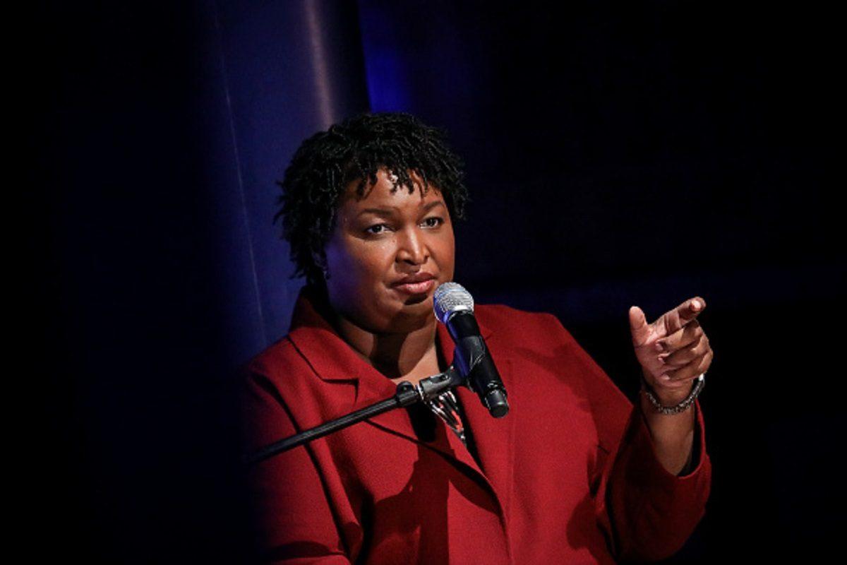 Former Georgia gubernatorial candidate Stacey Abrams speaks during a conversation about criminal justice reform at the New York Public Library in New York City, on April 10, 2019. (Drew Angerer/Getty Images)