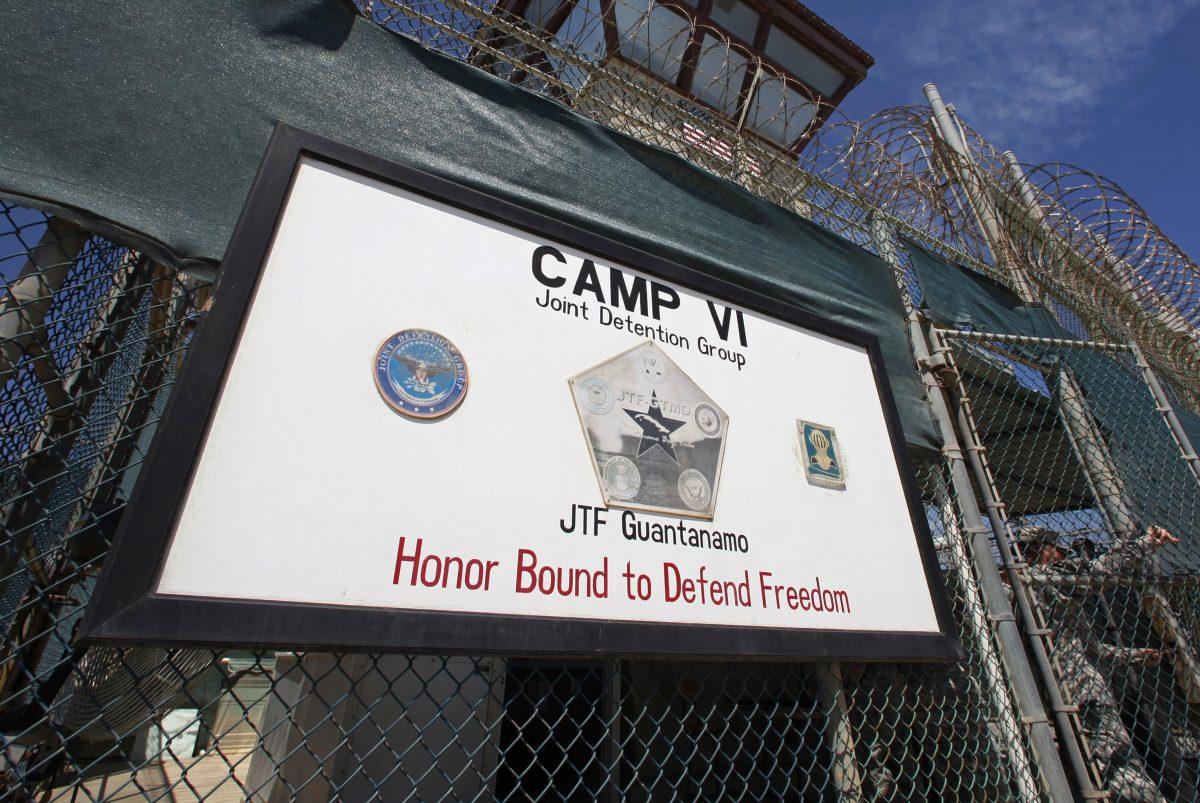 The entrance to Camp VI, a prison used to house detainees at the U.S. Naval Base at Guantanamo Bay, Cuba, on March 5, 2013. (Bob Strong/Reuters)