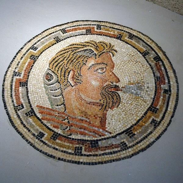 A mosaic depicting Aeolus in Volubilis, Morocco. (Public Domain)