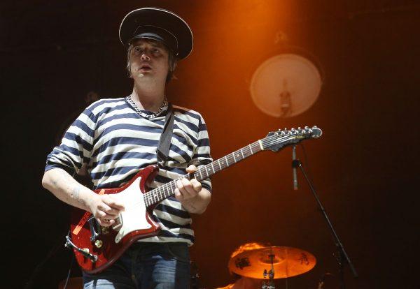 Pete Doherty, then of Babyshambles, performs at a music festival in Byron Bay, Australia, on July 26, 2013. (Mark Metcalfe/Getty Images)