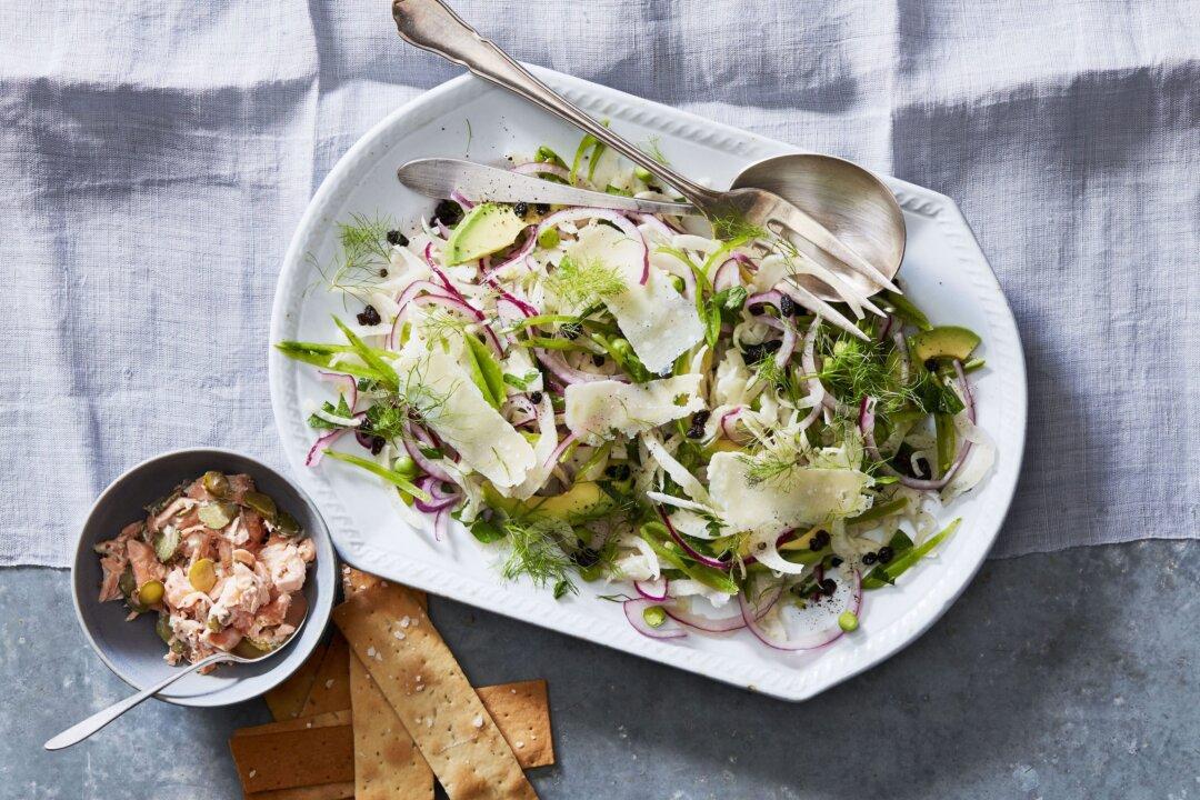Shaved Fennel Salad With Sweet Peas and Avocado