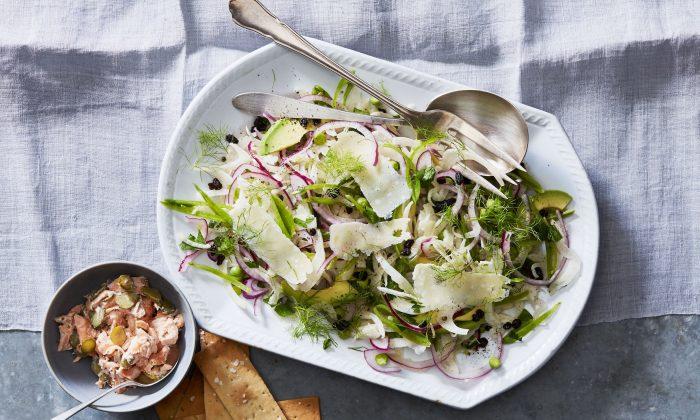 Shaved Fennel Salad With Sweet Peas and Avocado