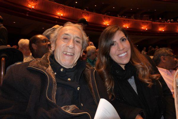 Danny Matera and his granddaughter Nicole Sudano saw Shen Yun Performing Arts at the New Jersey Performing Arts Center on May 3, 2019. (Sherry Dong/The Epoch Times)