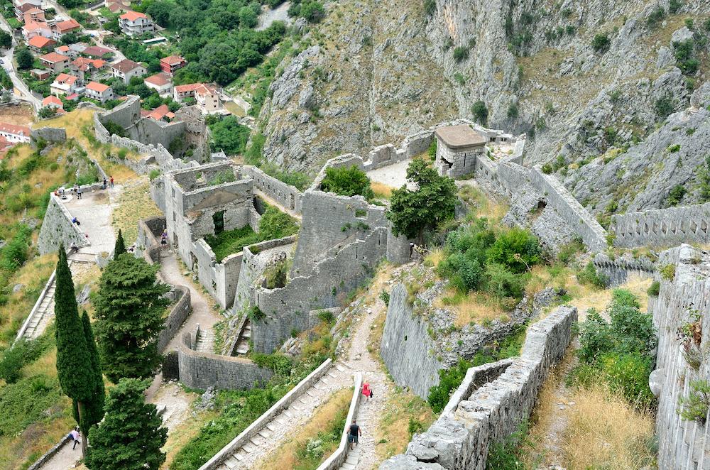 Kotor's old fortifications. (Ovchinnikova Irina/Shutterstock)