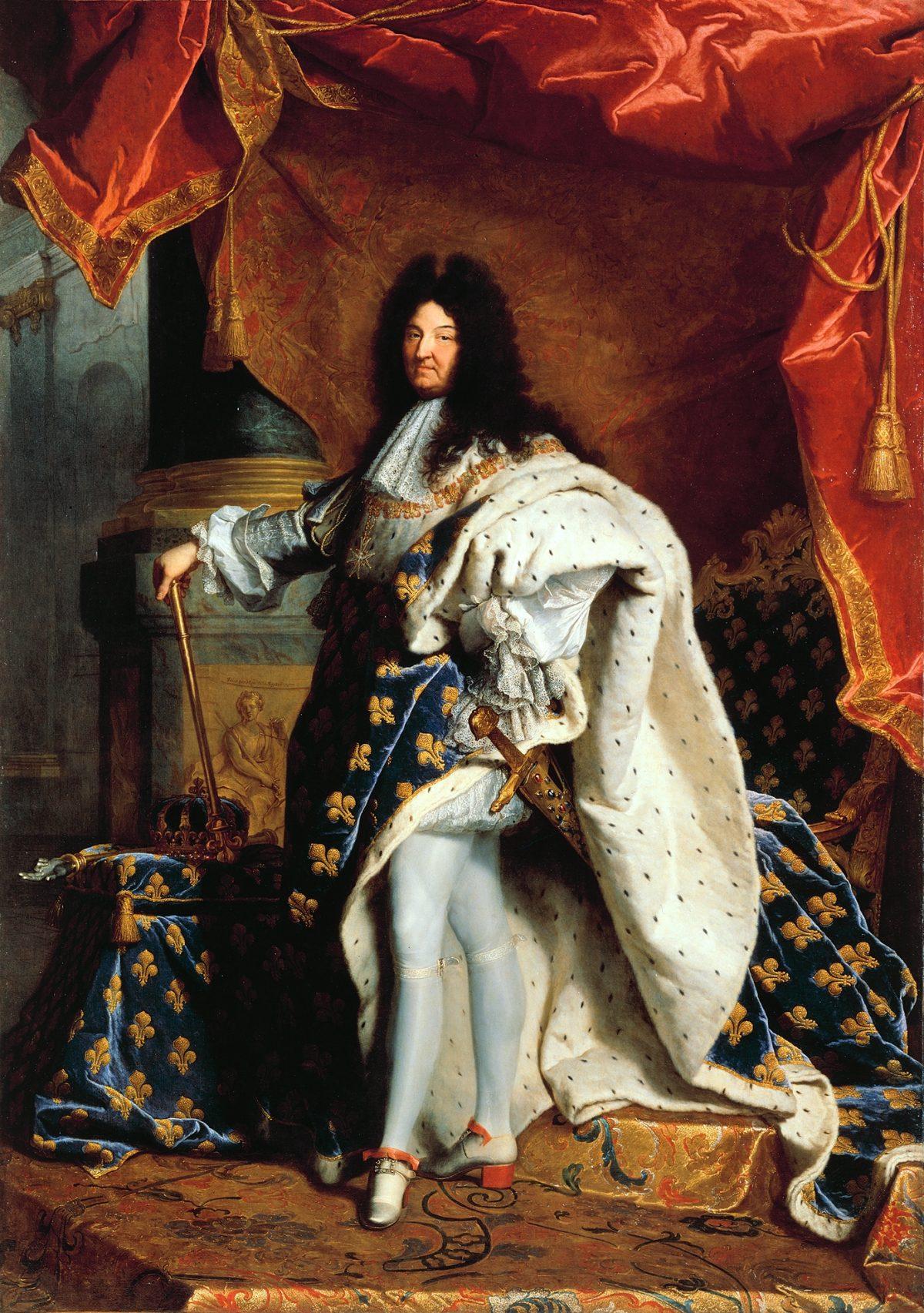 Portrait of Louis XIV by Hyacinthe Rigault. (Public Domain)