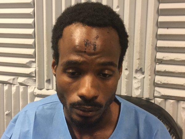 Darion Vence, pictured after he claimed to be abducted, with a mark on his forehead. (Houston Police Department)
