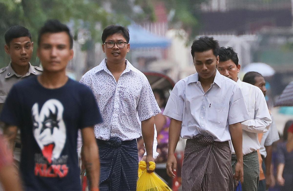 Reuters Reporters Jailed in Burma Freed From Prison