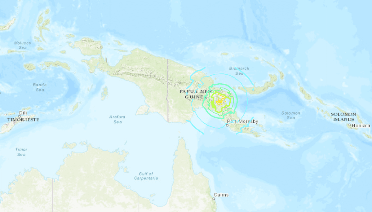 7.2 Magnitude Earthquake Hits Papua New Guinea, So Powerful It Was Felt in Australia