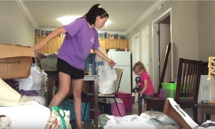 Mom Goes Away for the Weekend so Daughters Grabs Opportunity to Rearrange House