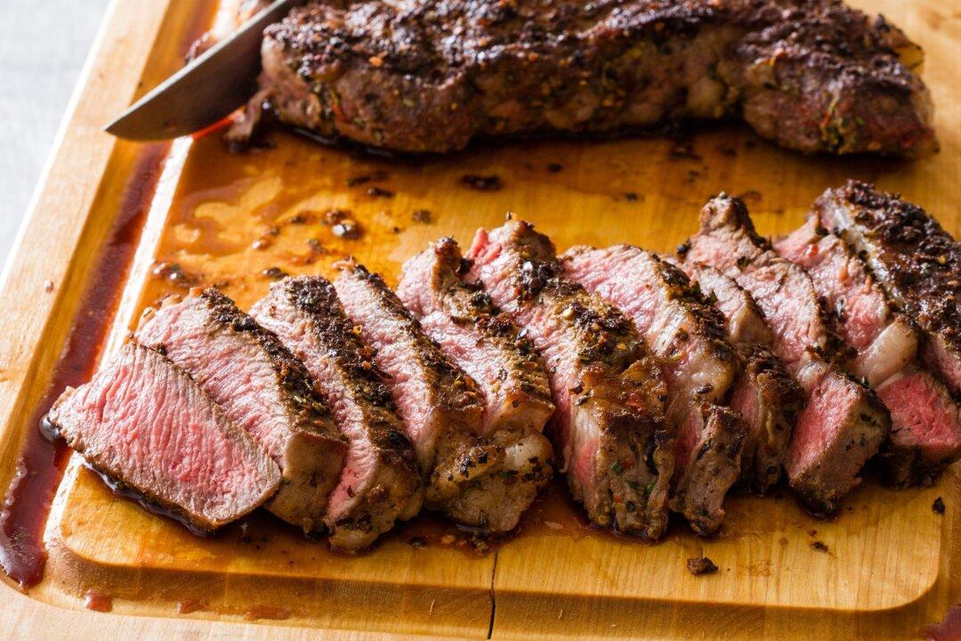 Spice-Crusted Rib-Eye Steaks