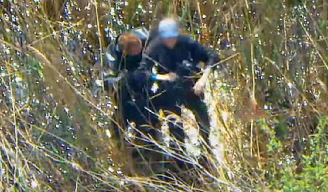 Nature Walker Who Became Stuck in Mud Is Rescued by NYPD Special Ops Helicopter