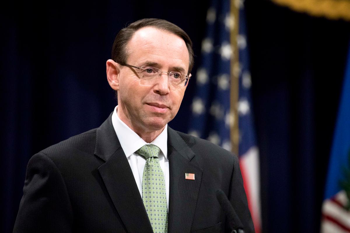 Rod Rosenstein Says He Wouldn't Have Appointed a Special Counsel After Trump Claims 'Abuse of Power'