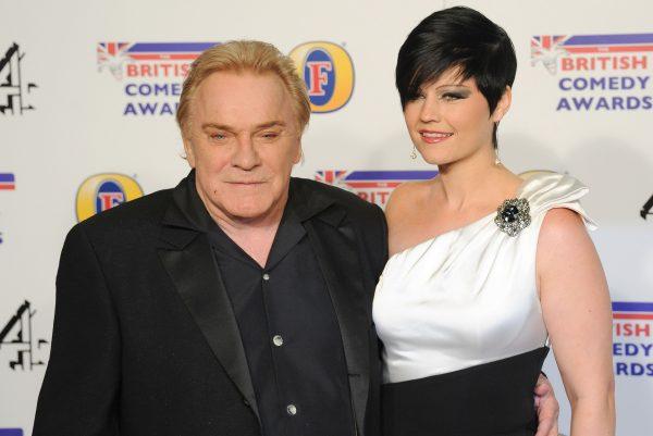 Freddie Starr (L) and Sophie Lea attend the British Comedy Awards at Fountain Studios in London on Dec. 16, 2011. (Stuart Wilson/Getty Images)