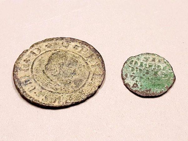 How did these two coins arrive in Utah? (National Park Service)