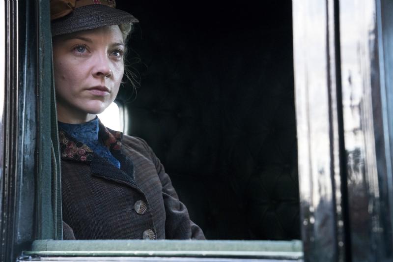 Natalie Dormer as a widow in “The Professor and the Madman.” (Vertical Entertainment)
