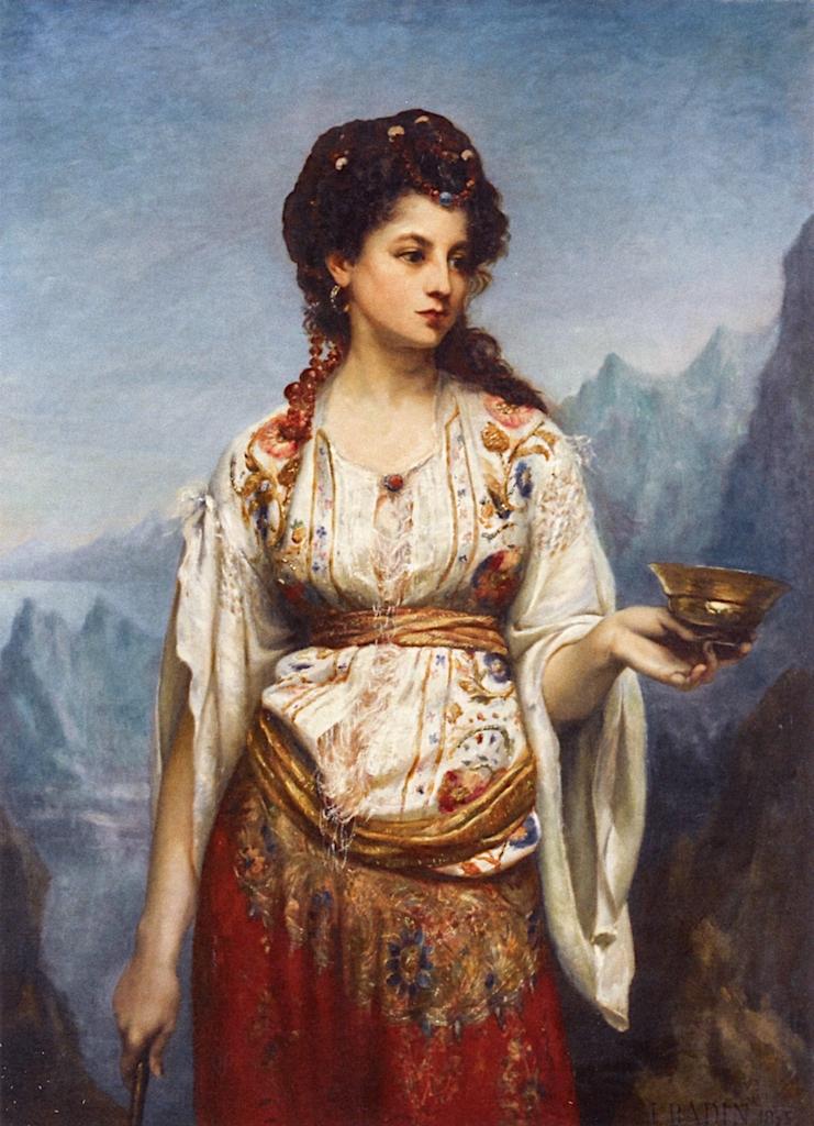 The sorceress Circe represents Odysseus’s encounter with a Five type personality. “Circé,” 1875, by Jean Jules Badin. Private Ownership. (Public Domain)
