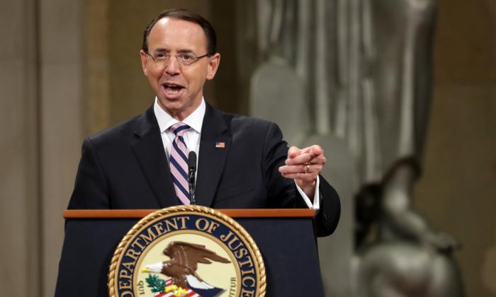 Former Deputy AG Rosenstein Authorized Release of Page–Strzok Texts