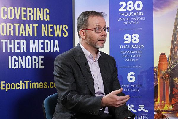 Senator Duncan Spender of the Liberal Democratic Party speaks to The Epoch Times on May 13, 2019. (Nina Yan/The Epoch Times)