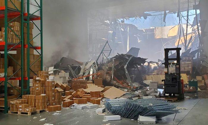 12 Exposed to Debris, Pilot Safe After F-16 Hits Warehouse