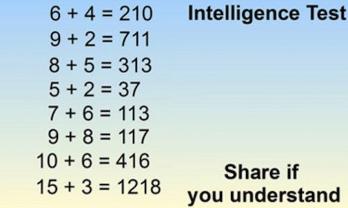 Intelligence Test Goes Viral on Facebook, but It’s More Simple Than It Looks