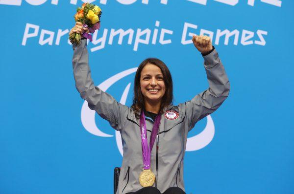 Victoria Arlen won a gold medal in 2012. (Photo by Clive Rose/Getty Images)