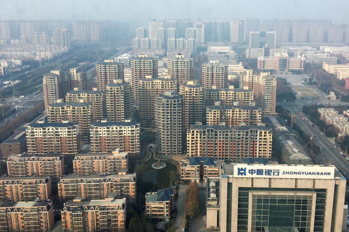 An overview of apartment buildings in Xuchang, Henan Province, China on Dec. 14, 2018. (Yawen Chen/Reuters)