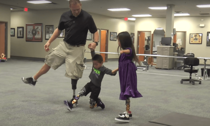 Video: Charlie’s 1st Steps--With a Little Help From Friends