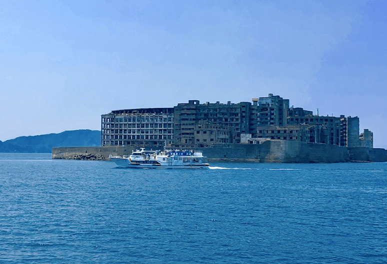 Hashima is also known as Battleship Island. (Tim Johnson)