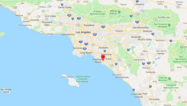 Costa Mesa, Orange County, California. (Screenshot/Google Maps)