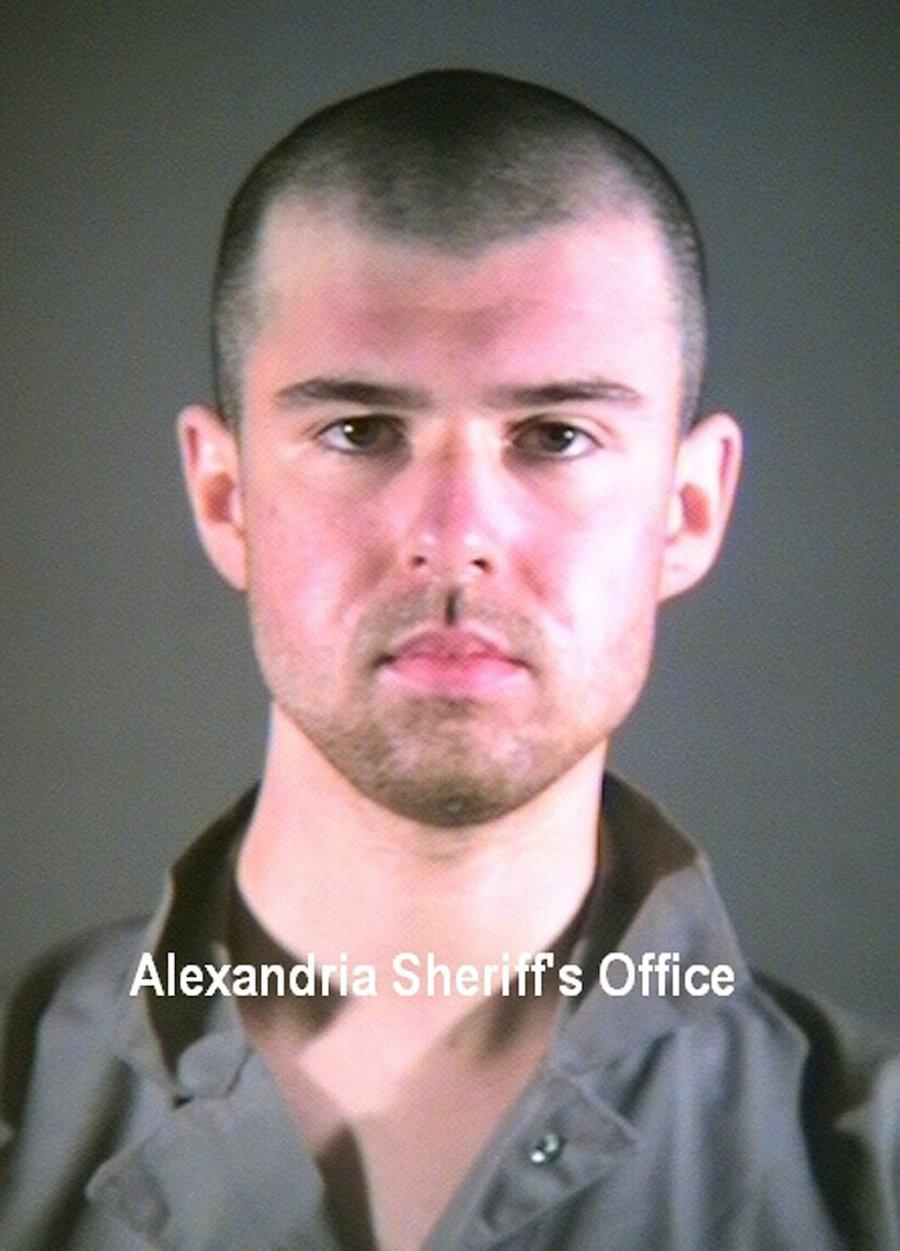 John Walker Lindh, the young Californian who became known as the American Taliban, on Jan. 2002. (Alexandria Sheriff's Office via AP)