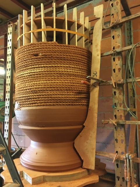 The rope technique for making pots is rumored to have been around since Neolithic times. (Courtesy of Yannick Fourbet)