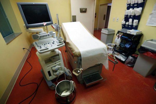 Photo shows an examination/procedure room at the Jackson Women's Health Organization in Jackson, Miss. The facility is the state's only abortion clinic. (Rogelio V. Solis/AP)