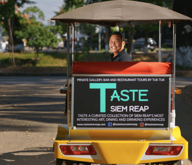 Tuk-tuk driver, Taste Siem Reap. (Courtesy of Taste Siem Reap)