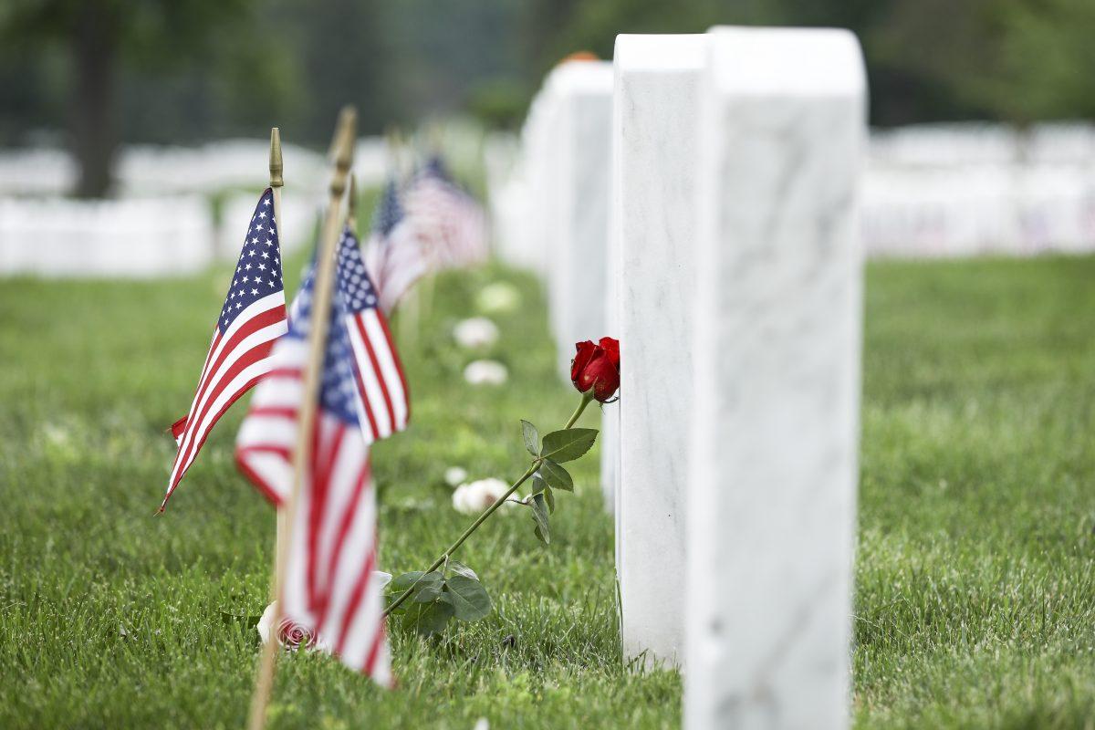 Arlington Cemetery in Arlington, Va., on May 26, 2019. (Samira Bouaou/The Epoch Times)