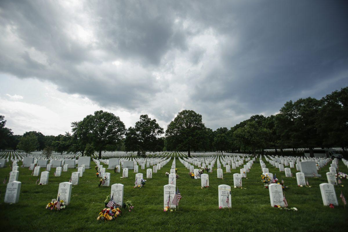 Arlington Cemetery in Arlington, Va., on May 26, 2019. (Samira Bouaou/The Epoch Times)