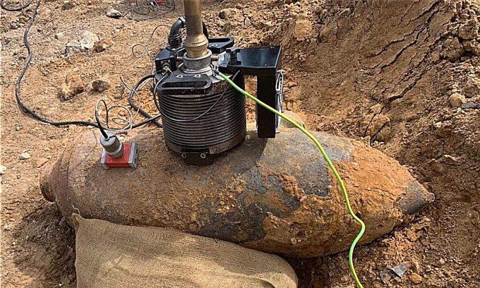 1,500 Evacuated as World War II German Bomb Detonated Under Controlled Conditions in London
