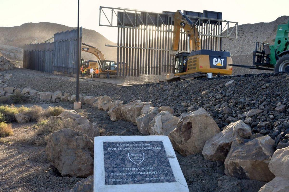 New border wall being constructed by We Build the Wall in the El Paso metropolitan area on May 24, 2019. (Courtesy of We Build the Wall, Inc.)