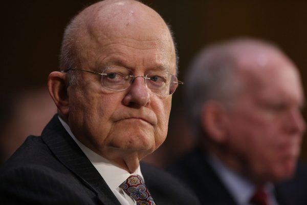 James Clapper, former director of national Intelligence testifies before the Senate in Washington on Jan. 10, 2017. (Joe Raedle/Getty Images)
