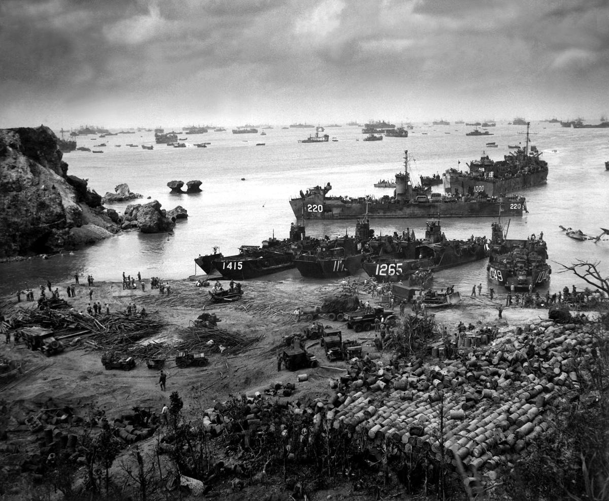 Battle of Okinawa. (Everett Historical/Shutterstock)