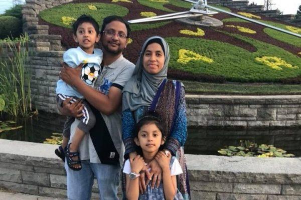 Four-year-old Radiul Chowdhury was walking on May 26 with one of his parents in Toronto's east end when he ended up on the roadway and was struck by a motorcycle. (GoFundMe)