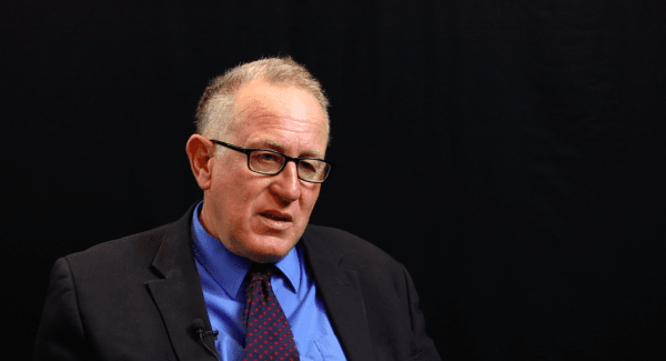  Trevor Loudon, communism expert and author of Enemies Within," during an interview on May 20, 2019. (Charlotte Cuthbertson/The Epoch Times)