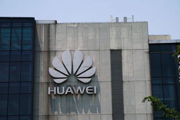 A Huawei company logo is seen at Huawei's Shanghai Research Center in Shanghai, China on May 22, 2019. (Aly Song/Reuters)
