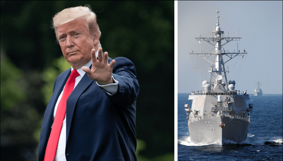 Trump Says He Was ‘Not Informed About Anything’ Related to the McCain Navy Ship
