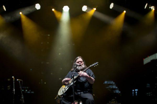 Roky Erickson performs at the South by Southwest Music Festival in Austin, Texas. (Jay Janner/Austin American-Statesman via AP)